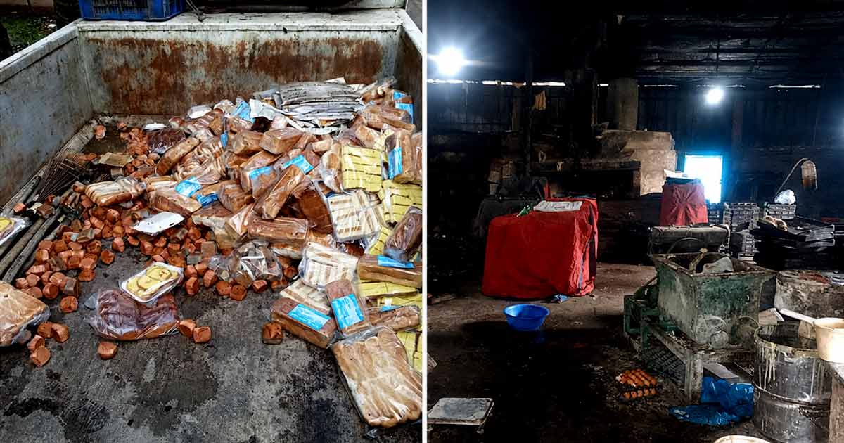 নোংরা পরিবেশে রুটি-কেক তৈরি, নেই উৎপাদন ও মেয়াদের তারিখ