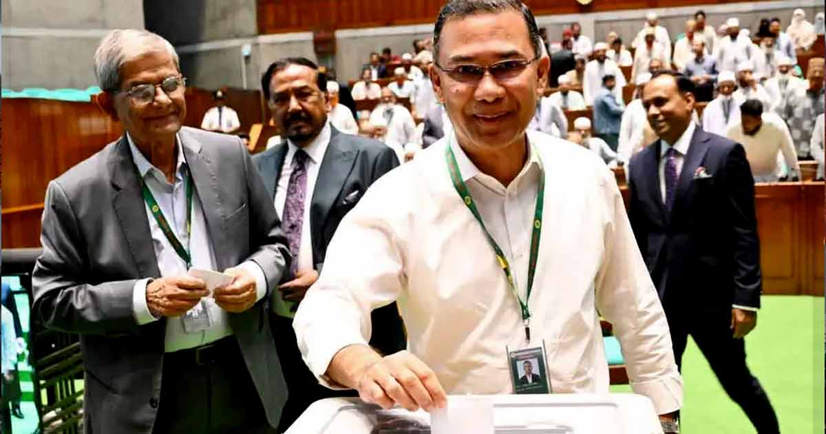 রাষ্ট্রপতি নির্বাচনে ভোট দিলেন প্রধানমন্ত্রী, স্পিকার ও বিরোধীদলীয় নেতা