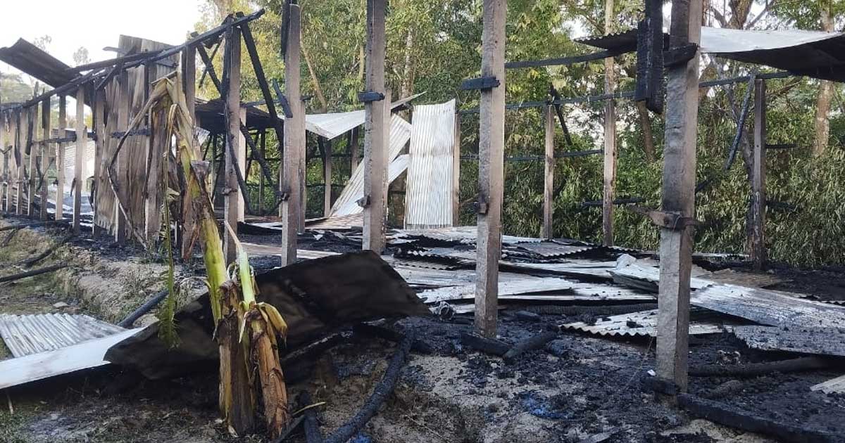 যুবলীগ নেতার মুরগির খামারে দুর্বৃত্তের আগুন