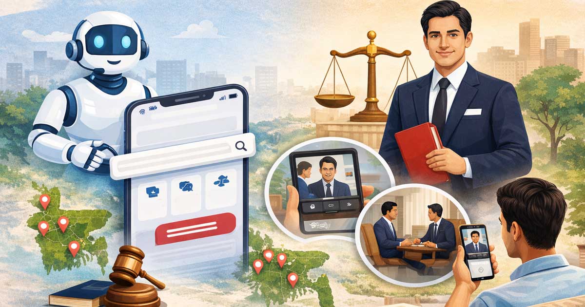 দেশে চালু হলো এআই-ভিত্তিক ডিজিটাল আইনি প্ল্যাটফর্ম ‘ফাইন্ডমাইঅ্যাডভোকেট’