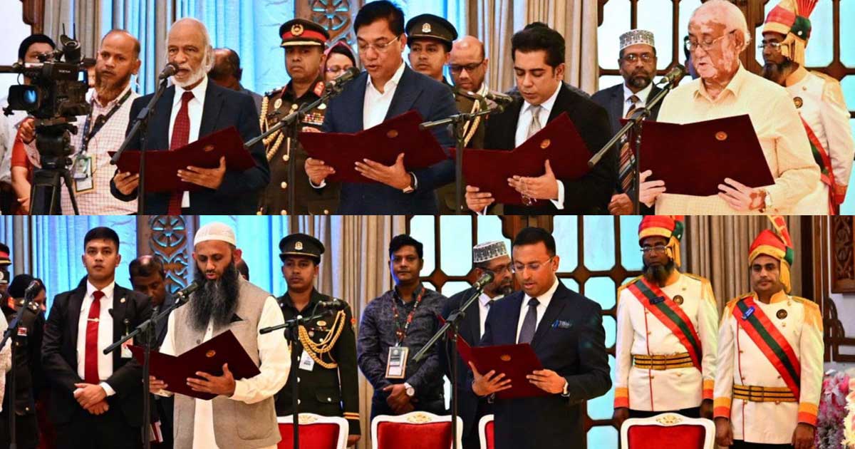 নতুন মন্ত্রী-প্রতিমন্ত্রীদের দপ্তর বণ্টন করে প্রজ্ঞাপন জারি 
