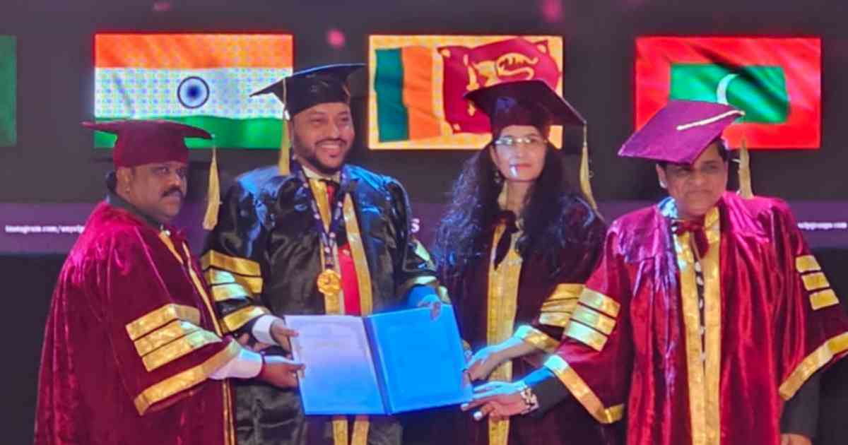 আন্তর্জাতিক স্বীকৃতি : সালাউদ্দীন আলী পেলেন সম্মানসূচক ডক্টরেট