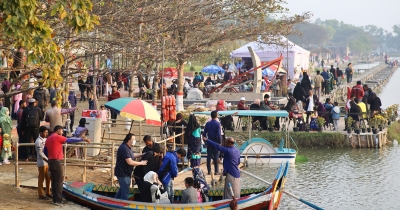 ১৯৪ একর জমির ডিসি পার্কে ১২৭ প্রজাতির ফুল