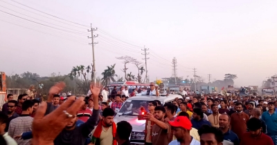 চট্টগ্রাম-১৩ আসনে বিএনপির নির্বাচনী মিছিল