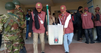 রাঙামাটিতে কেন্দ্রে কেন্দ্রে পাঠানো হচ্ছে নির্বাচনী সরঞ্জাম