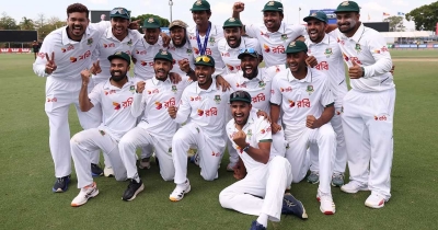 অস্ট্রেলিয়ার মাটিতে অস্ট্রেলিয়াকে হারিয়ে ইতিহাস গড়লো বাংলাদেশ অস্ট্রেলিয়ার মাটিতে অস্ট্রেলিয়াকে হারিয়ে ইতিহাস গড়লো বাংলাদেশ