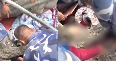 নেপালে ধ্বংসস্তূপের নিচে ৩ দিন, জীবিত উদ্ধার ৬ বছরের শিশু নেপালে ধ্বংসস্তূপের নিচে ৩ দিন, জীবিত উদ্ধার ৬ বছরের শিশু