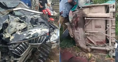 হাটহাজারীতে প্রাইভেটকার-সিএনজি সংঘর্ষে নিহত ১, আহত ৮