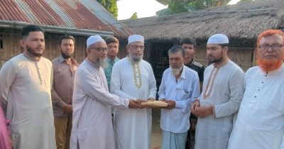 রামগড়ে শহীদ মজিদের পরিবারের বাড়ি নির্মাণে জামায়াতের ২ লাখ টাকা সহায়তা 