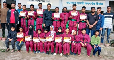 আনোয়ারায় কুংফু ও উশুর বেল্ট প্রদান