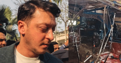 রোহিঙ্গা ক্যাম্প পরিদর্শন শেষে দুর্ঘটনায় মেসুত ওজিলের গাড়িবহর