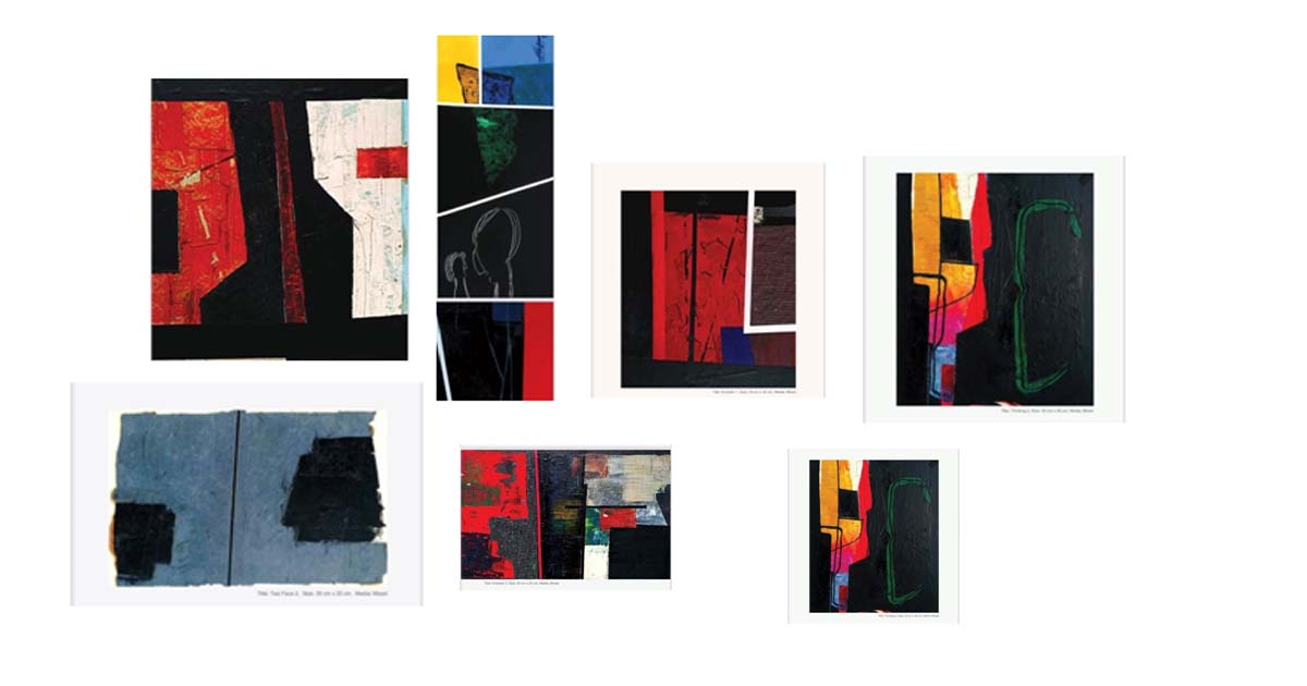 শিল্পী মনসুর কাজীর একক চিত্র প্রদর্শনী `বিমূর্তের সহাবস্থান`