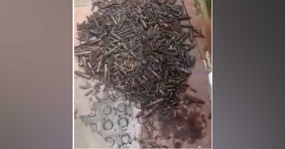 বিএসআরএমের পাশের নালায় মিললো বিপুল পরিমাণ বুলেট