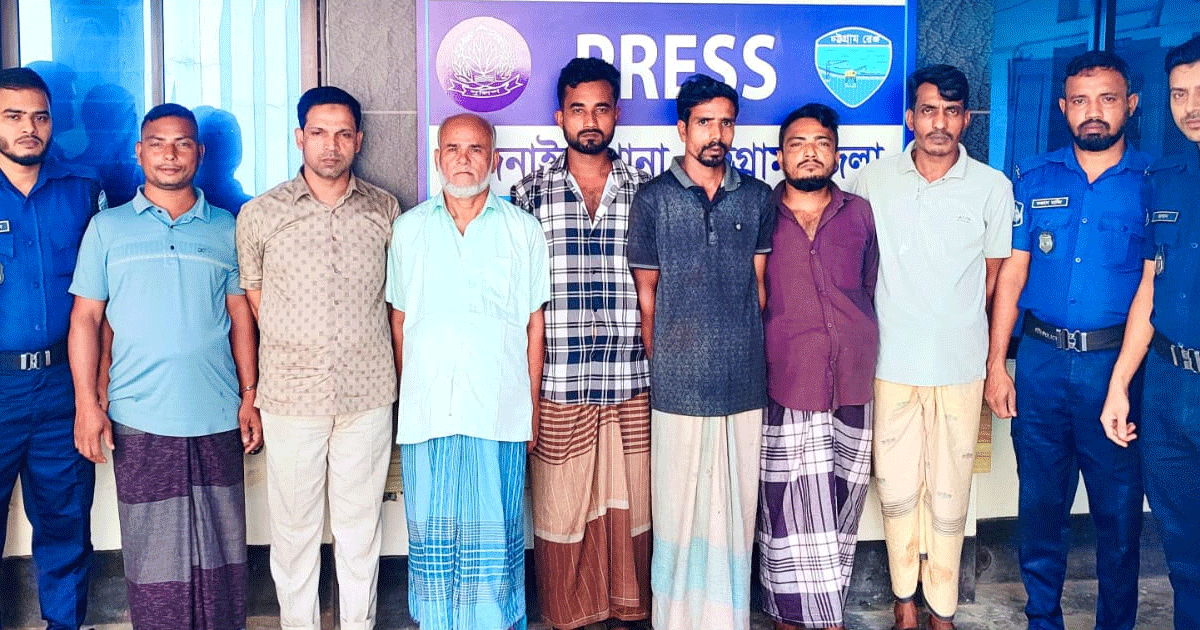 চন্দনাইশে সাজা পরোয়ানাভুক্তসহ ৭ জন গ্রেপ্তার